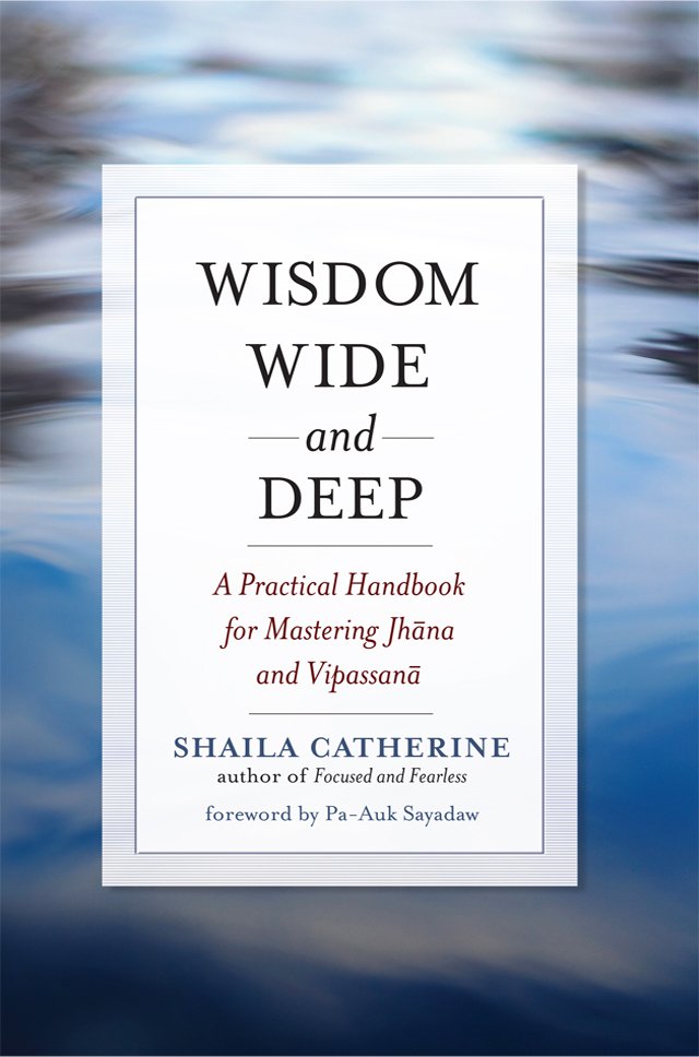 buddhist meditation Book Cover: Wisdom Wide and Deep